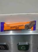 Orange cookie bar
