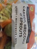 Carrot broccoli and sprouts