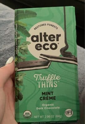 Mint Crème Truffle Thins
