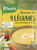 Knorr Soupe Déshydratée Douceur de 9 Légumes 3 Portions