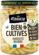 Haricots beurre HVE Bien cultivés d'aucy 290g