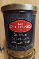 Saucisses de Toulouse aux Lentilles