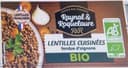 Lentilles cuisinées bio fondue d'oignons