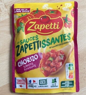 Les sauces Zapettissantes - Chorizo