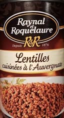 Lentilles cuisinées à l'Auvergnate