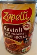 Ravioli sauce bilognaise