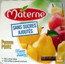 Compotes pomme poire Materne