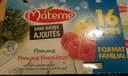Compotes Materne sans sucres ajoutés