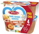 MATERNE Compotes Coupelles Pomme Pêche Abricot 4x100g Prix Choc