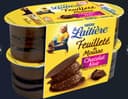 Feuilleté de mousse au chocolat noir