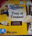 Frais et Fondant vanille de Madagascar 4 x 115 g