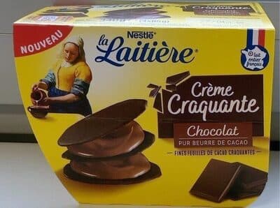 Crème craquante chocolat