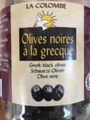 Olives noires à la grecque
