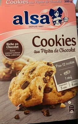cookies aux pepites de chocolat