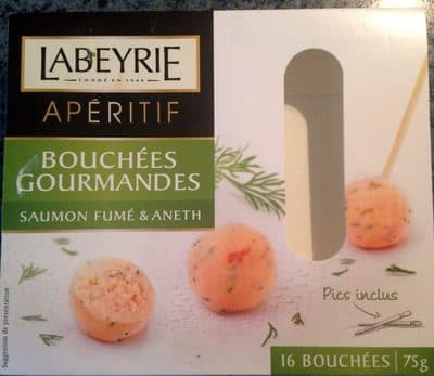 Bouchées gourmandes saumon fumé et aneth