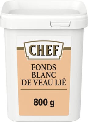 Fonds Blanc de Veau Lié CHEF - Boîte de 800 g jusqu'à 40 L