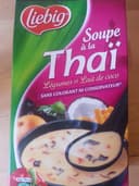 Soupe à la thaï, légumes et lait de coco
