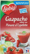 Gazpacho relevé au piment d'Espelette
