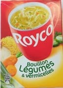 Bouillon de légumes et vermicelles
