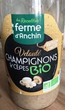 Velouté champignons et cèpes bio