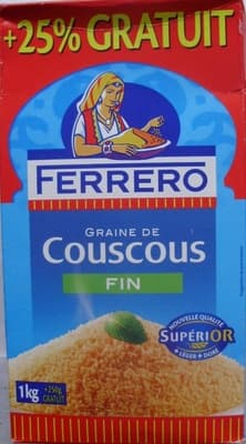 Graine de Couscous Fin (+ 25 % Gratuit)