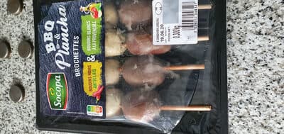 Brochettes boudin