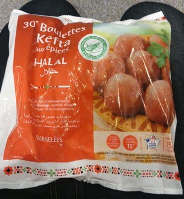 30 Boulettes Kefta aux Épices Halal Surgelées