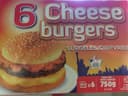 6 cheese burgers