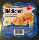 Etuvée de butternut, pâtes et cabillaud