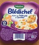 Bledichef risotto petits pois carottes