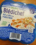 BLEDICHEF 230g Riz et Lieu à la Forestière Dès 12 mois