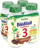BLEDILAIT Croissance 3 Chocolat 4x500ml De 1 à 3 ans