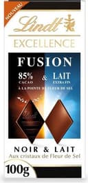 Fusion noir et lait à la pointe de fleur de sel
