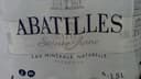 Abatilles, Eau minerale naturelle, les 6 bouteilles de