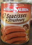 12 saucisses de strasbourg