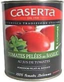 800G Tomate Entiere Pelee Basilic Caserta