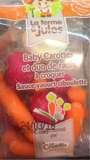 Baby Carottes et Duo de Radis A Croquer