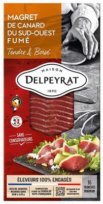 Magret de canard du sud-ouest fumé
