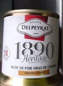 Bloc de  foie gras de canard