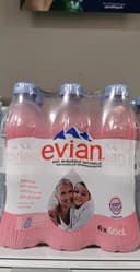 EVIAN 6X50CL PLASTIQUE RECYCLE
