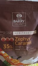 Chocolat De Couverture Blanc 35% En Pistoles Caramel Zephyr