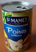 Poires Williams sans colorants et sans conservateurs