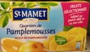Quartiers de pamplemousse au jus de pamplemousse