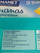 Ananas en morceaux,