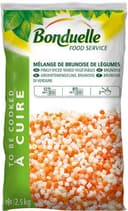 Mélange de brunoise de légumes