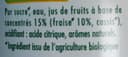 Sirop fraise bio