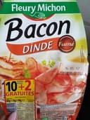 Bacon de Dinde Fumé