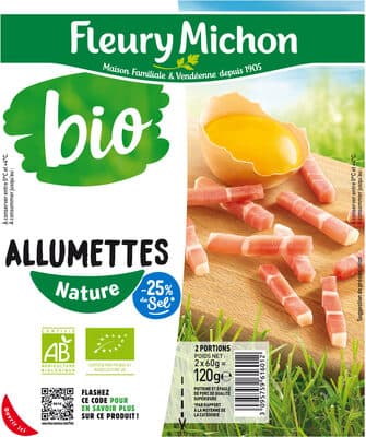 Allumettes  - Nature - 25 % de sel* - BIO