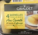 4 quenelles fraîches au Comté
