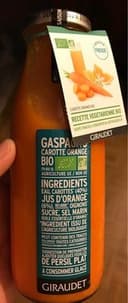 Gaspacho carotte orange